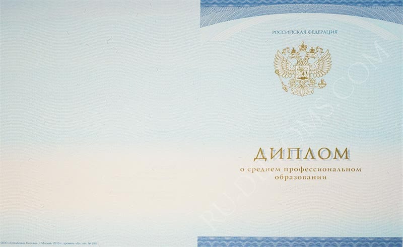 Диплом техникума или колледжа  2014-2025 НОВОГО ОБРАЗЦА 